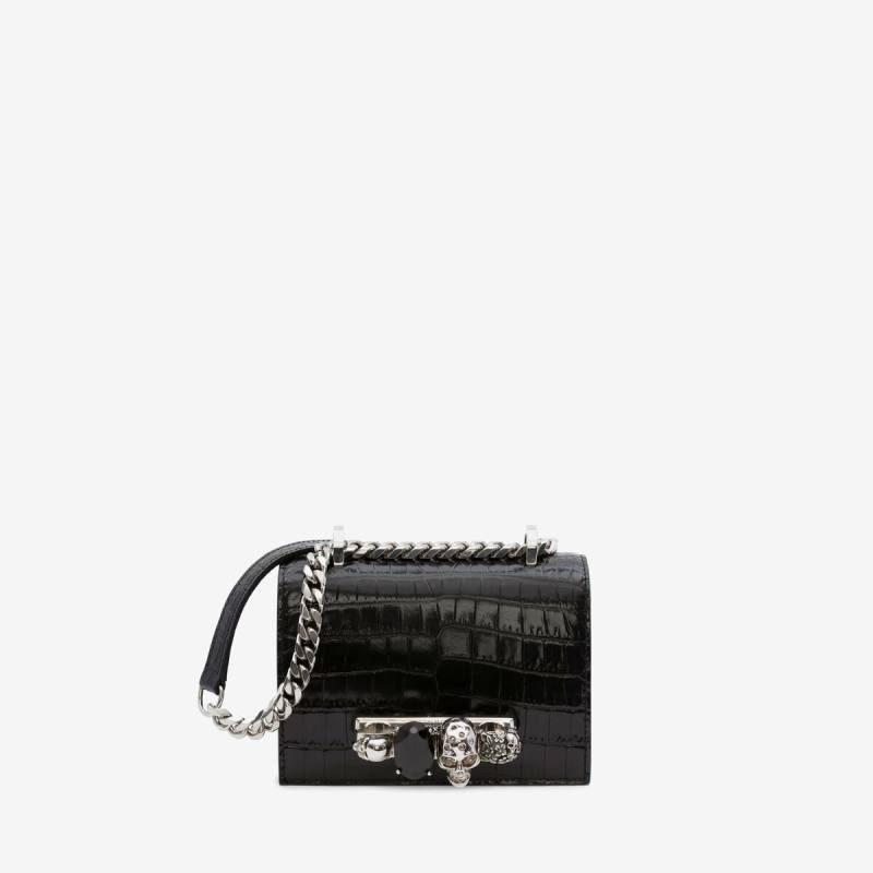 ALEXANDER MCQUEEN - Mini Jewelled Satchel - Item 6531341HB0Y1001
